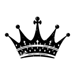 crown logo grunge texture style - black - artwork 7 © mr.mmz