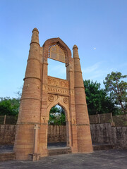 View of Badal Mahal Gate in Chanderi, Madhya Pradesh, India.