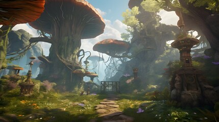 fantasy world filled with magic and wonder