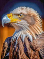 Fototapeta premium portrait of a bald eagle