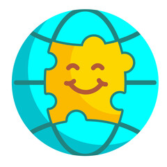 Earth Puzzle Icon