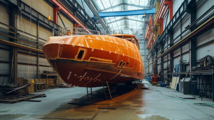 A team of engineers uses advanced technology to design and test more resilient and adaptable hulls for seafaring vessels.