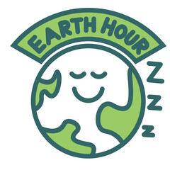 Earth Hour Icon