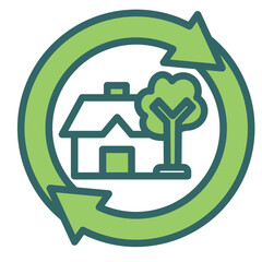Sustainable Living Icon