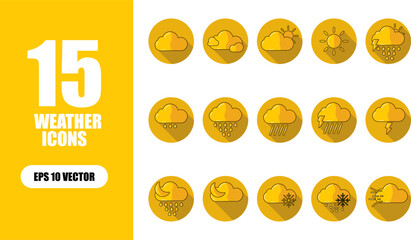 Weather Icon Illustration Collection