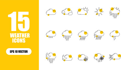 Weather Icon Illustration Collection