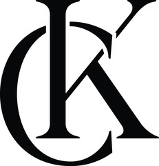 Vector CK, KC logo
