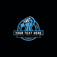 Firt emblem illustration logo design