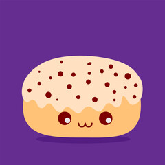 Donut cartoon character