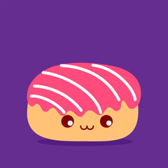 Donut cartoon character