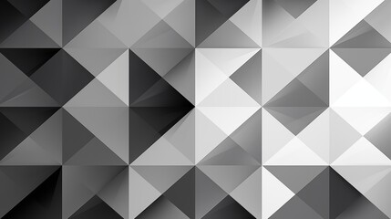 Obraz premium Monochrome Abstract Geometric Background. Generative AI