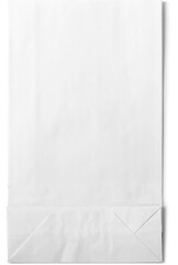 Various style blank white retail paper bag of isolated on plain background for your shopping project.