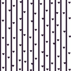 striped with heart seamless pattern abstract background
