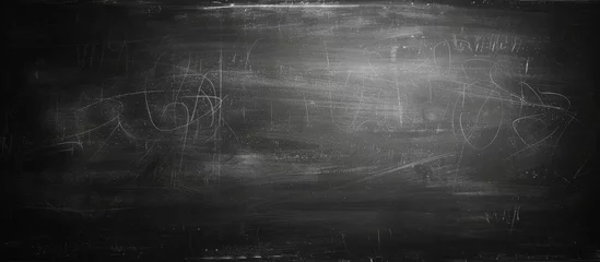 Foto op Plexiglas Empty Chalkboard Background - Emptiness meets creativity on a Chalkboard Background © TheWaterMeloonProjec