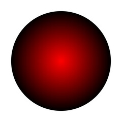 Fototapeta na wymiar red glowing orb