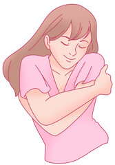 Self Love Woman on Valentine's Day