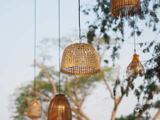 lantern in the temple