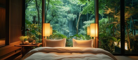 Fototapeta premium Discover the Perfect Place to Rest, Relax, and Unwind