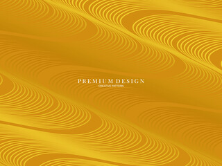 Luxury background, with abstract gold lines pattern.