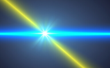 Naklejka premium Optical Flares for Video Effect, abstract light background effect 