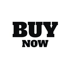 Fototapeta premium Buy now text on white background