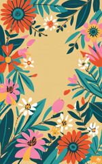 Fototapeta premium floral pattern