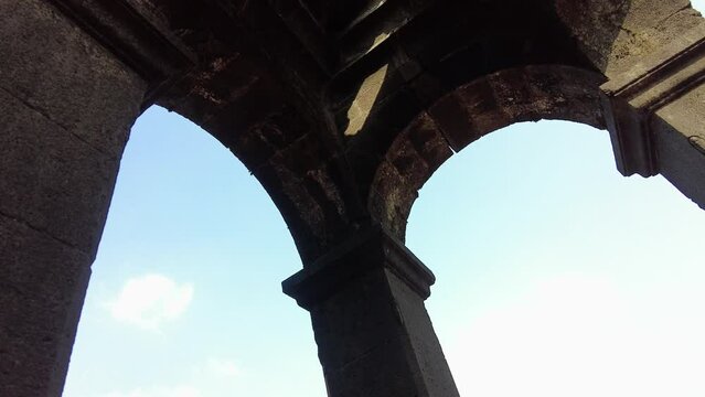 29 Jan 2024, Mahabaleshwar, India, Krishnabai Temple, Mahabaleshwar, Krishnabai Temple in Mahabaleshwar is a temple built in 1888, dedicated to Lord Shiva, Overlooking the picturesque Krishna Valley.