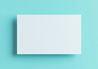 empty Business Template light blue minimalist background card pattern	
