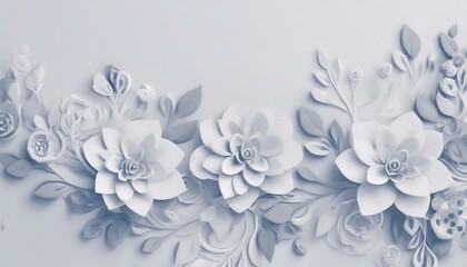 Embossed floral texture
