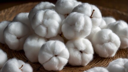 Dry cotton,