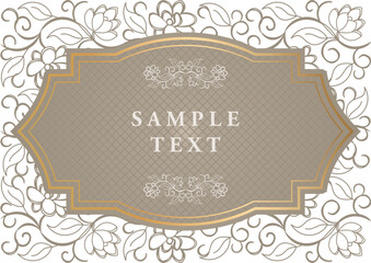 Vector floral borders for wood carving and decorative steel laser cutting