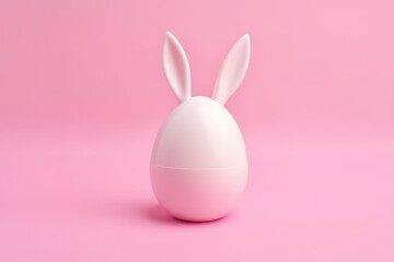 Obraz premium Happy Easter background, Easter eggs scene, Easter bunny ears with easter eggs, Easter poster background template with Easter eggs in the nest, Easter party concept.