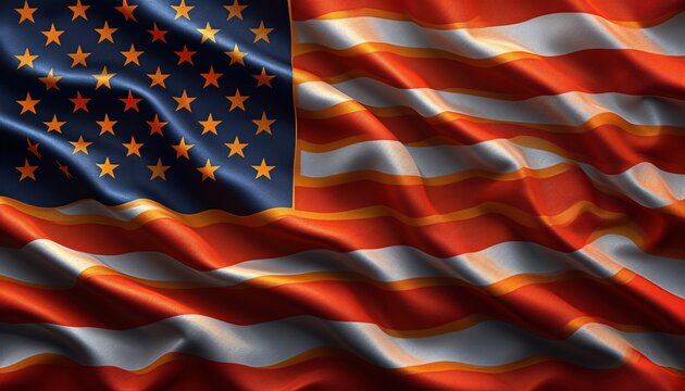 Flying the Flag A Celebration of American Pride Generative AI