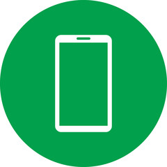 Accept phone symbol sign. Green phone icon. Answer sign vector.