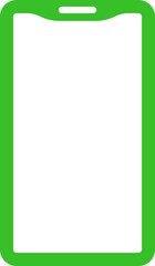 Accept phone symbol sign. Green phone icon. Answer sign vector.