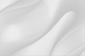 Halftone vector background. Monochrome halftone pattern. Abstract geometric dots background. Pop Art comic gradient black white texture. Design for presentation banner, poster, flyer, business card.	