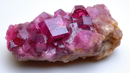 Fototapeta premium Luminous Cluster of Pink Tourmaline