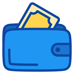 wallet two tone icon