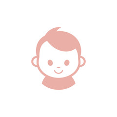 Baby logo design vector template