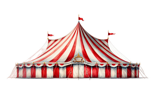 circus tent isolated on png
