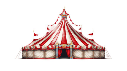 circus tent isolated on png - obrazy, fototapety, plakaty