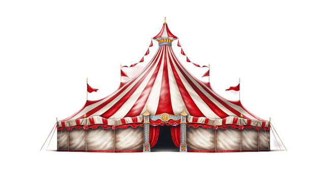 circus tent isolated on png
