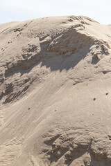 流砂の模様　Photo of quicksand hill pattern