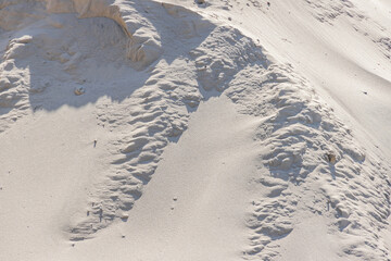 Fototapeta premium 流砂の模様 Photo of quicksand hill pattern