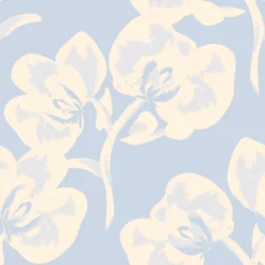 Pastel Abstract Floral Seamless Pattern Design