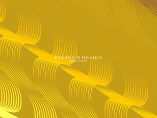 Luxury background, with abstract gold lines pattern.