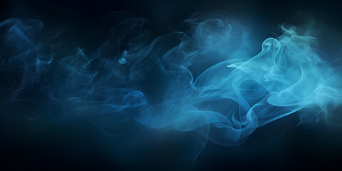  A captivating abstract image depicting swirling smoke and fog 