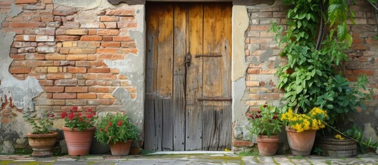 Rustic Charm: Embracing the Timeless Appeal of an Old Door in an Old House