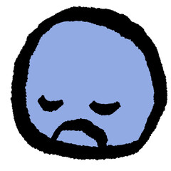 silhouette of a face