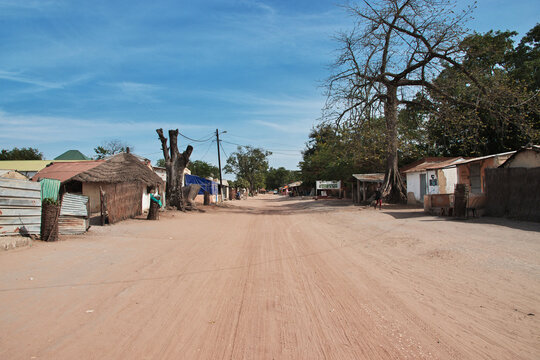 Toubacouta village in Senegal, West Africa